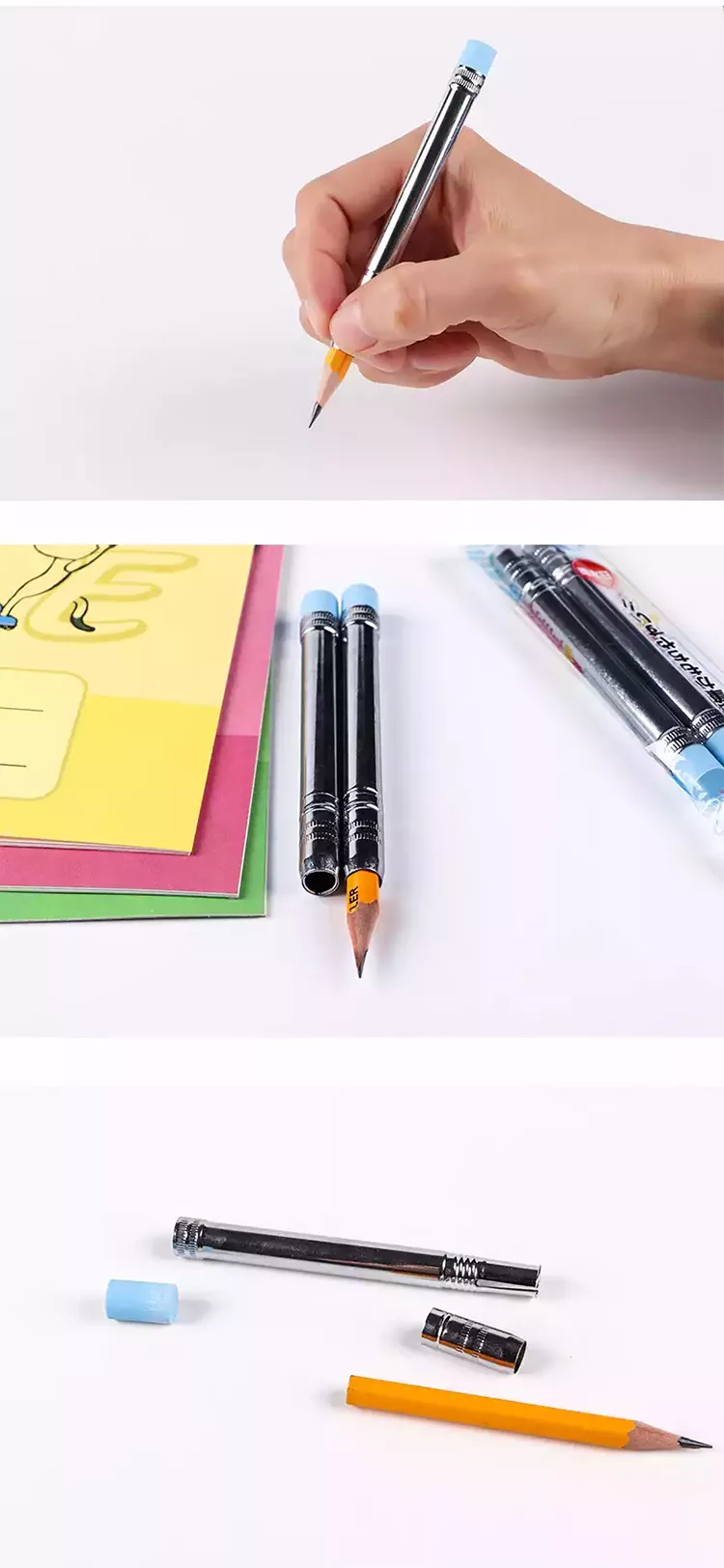 博客來 Kutsuwa 日本製短鉛筆易握補助軸 鉛筆延長器 博客來 Kutsuwa 日本製短鉛筆易握補助軸 鉛筆延長器