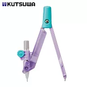 KUTSUWA Dr.compass 自動筆圓規  紫