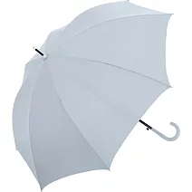 【NAKATANI】耐強風素面質感勾把直傘 ‧ 水藍色