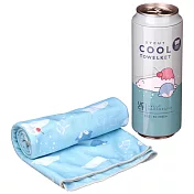 【Liv Heart】日本抗UV罐裝涼感巾(L) ‧ 企鵝白熊