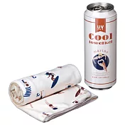 【Liv Heart】日本抗UV罐裝涼感巾(L) ‧ 海灘