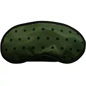 《DQ&CO》舒適旅用眼罩(墨綠黑點) | 睡眠眼罩 遮光眼罩