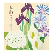 MIDORI JAPANWORKS日本名藝系列(夏季) 便箋-初夏之花-藍 4款