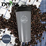 【OMORY】 #304可提咖啡隨行杯500ml- 灰色