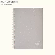 KOKUYO ME Soft軟線圈方格筆記本50枚A5- 霧灰(限定)