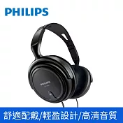 PHILIPS飛利浦 極舒適佩戴 立體聲耳罩式耳機 SHP2000/10 黑