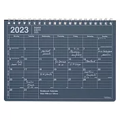 【Mark’s】2023 月曆型記事手帳B6變型 ‧ 黑色