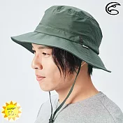 ADISI 抗UV透氣快乾中盤帽 AH22002 / 城市綠洲專賣 (UPF50+ 防紫外線 防曬帽 遮陽帽) M 松木綠