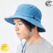 ADISI 抗UV透氣快乾中盤帽 AH22002 / 城市綠洲專賣 (UPF50+ 防紫外線 防曬帽 遮陽帽) M 遠洋藍