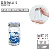 【日本星硝】日本製不鏽鋼蓋保存瓶/果醬罐450ml
