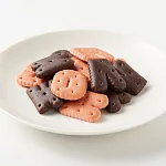 【MUJI 無印良品】【小袋點心】豆乳餅乾(可可&草莓風味)70g