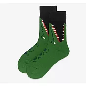 JDS設計襪-日系文創學院風設計襪  * 鱷魚