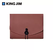 【KING JIM】lots 紙質大開口收納盒 A5  磚紅