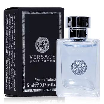 VERSACE 凡賽斯 經典香氛系列5ML (多款任選) 經典男性淡香水