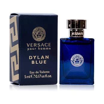 VERSACE 凡賽斯 經典香氛系列5ML (多款任選) 狄倫正藍男性淡香水