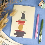 【conifer 綠的事務】2023-32K跨年月計畫筆記本組 -許願石