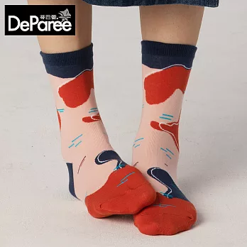 蒂巴蕾 socks..守護collection-空氣 橘色