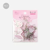 【BGM】散裝PET貼紙包 ‧ 春暖花開系列 -粉色