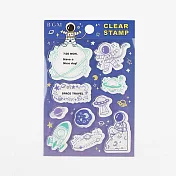 【BGM】+Clear Stamp 自由編排透明印章 ‧ 宇宙飛行