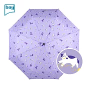【德國boy】UPF45+ 大傘面都市印象傘 貓咪日記_淺紫