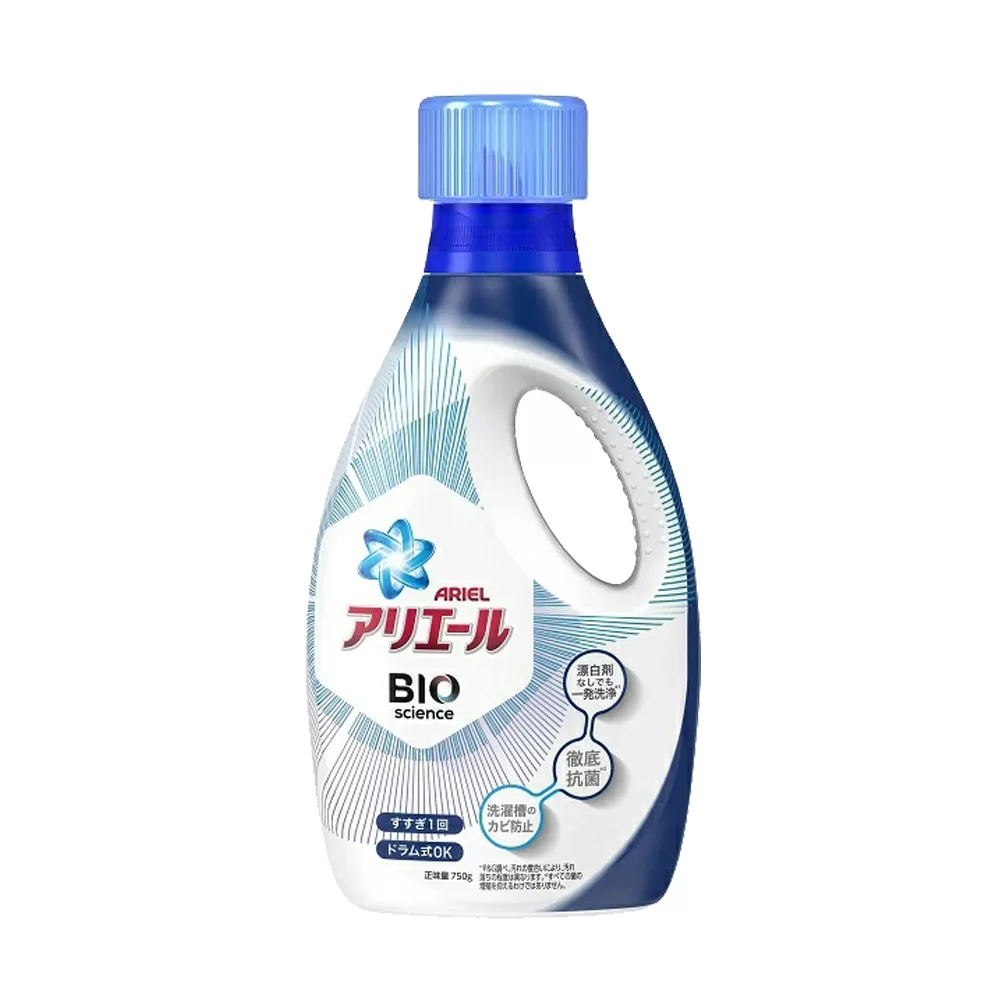 日本 P&G Ariel 超濃縮清新除臭洗衣精750g 深層抗菌(藍色)