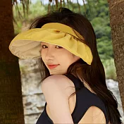 澳洲 YPL 貝殼防曬帽 UPF50+ 防曬帽/髮箍一帽兩用  向陽黃
