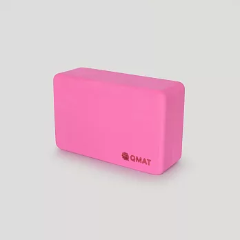 【QMAT】45D瑜珈磚1入組 - Yoga blocks(9種顏色可選擇) 螢光粉