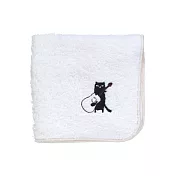 【日本KOJI】黑貓系列柔軟純棉方巾 ‧ Guitar Cats