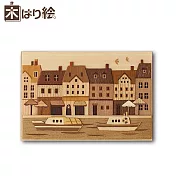 【KINOWA】原木拼貼畫DIY藝術套組 世界街角- 哥本哈根