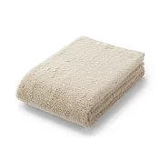 【MUJI 無印良品】棉圈絨可剪裁小浴巾/中厚型米色