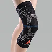 adidas愛迪達高機能3D立體針織加強型運動護膝[台灣製]S酷黑 S 酷黑