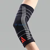 adidas愛迪達高機能3D立體針織加強型運動護肘[台灣製]S酷黑 S 酷黑