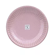 【和藍】經典素色折邊陶瓷餐盤11cm ‧ 粉