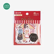 【BGM】散裝布紋貼紙包 ‧ 小小店面-甜點舖