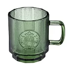 [星巴克]橄欖綠女神直紋玻璃杯