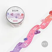 【BGM】PET透明裝飾膠帶 Life系列 ‧ 虹色絲緞