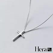 【Hera 赫拉】文青十字架S925純銀鎖骨鍊 H111062101 純銀