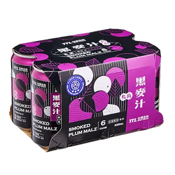 台酒黑麥汁(6罐裝)(全素)(到期日2025/4/24) 烏梅