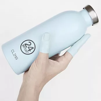 【福利品】義大利 24Bottles 不鏽鋼雙層保溫瓶 500ml - 天空藍