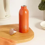 【福利品】義大利 24Bottles 不鏽鋼雙層保溫瓶 500ml - 夕陽橘