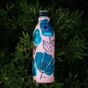 【福利品】義大利 24Bottles 輕量冷水瓶 500ml - 花舞