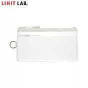 LIHIT LAB A-8100 多用途透明筆袋(soeru) 白色