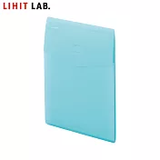 LIHIT LAB A-8710 A4 六層直式風琴夾(soeru) 淺藍色