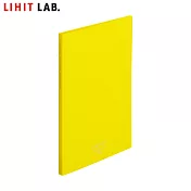 LIHIT LAB N-6002 10頁 A4 站立式資料本 (CUBE FIZZ) 黃色