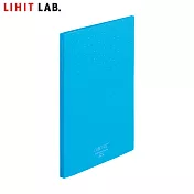 LIHIT LAB N-6002 10頁 A4 站立式資料本 (CUBE FIZZ) 藍色