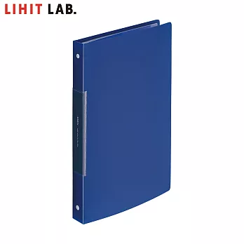 LIHIT LAB N-8501 A4 30孔15入活頁式資料本( soure )  深藍色