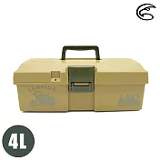 ADISI 工具整理箱 AS22031 /城市綠洲(工具盒 裝備箱 露營收納) 沙色