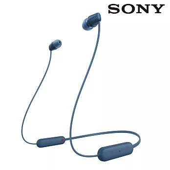 SONY  WI-C100  無線入耳式藍牙耳機 藍色