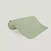 【QMAT】8mm瑜珈墊-8色可選 台灣製(附贈束帶及收納網袋 運動墊 遊戲墊 發呆墊) 迷霧綠