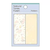 PINE BOOK natural tones 自然色調便利貼 M 圖案